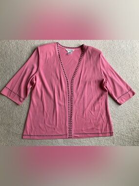 misook open cardigan